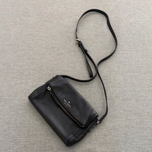 Kate Spade Black Leather Crossbody Bag